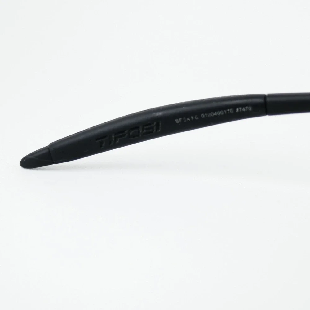 Tifosi Sport Wrap Sunglasses 7470 Matte Black Frames‎ Replacement RX Ready Flaws